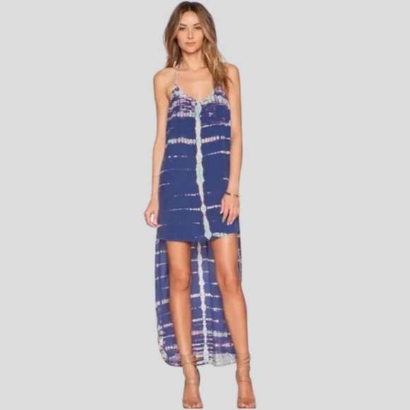 Gypsy 05 High Low Tie Dye Silk Dress Size Small - Picture 1 of 6